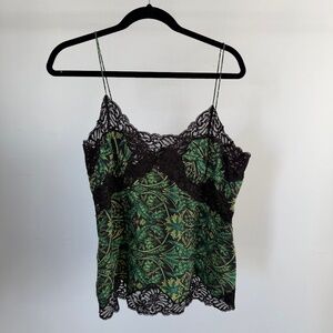 Banana Republic tank top paisley tank top with lace